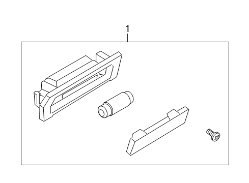 2010 Lincoln MKZ License Lamps Diagram