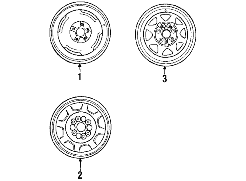 1990 Ford Bronco Wheels Diagram