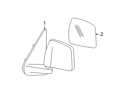 2005 Ford Ranger Outside Mirrors Diagram