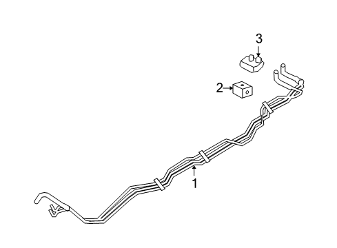 2017 Ford Expedition Rear A/C Lines Diagram