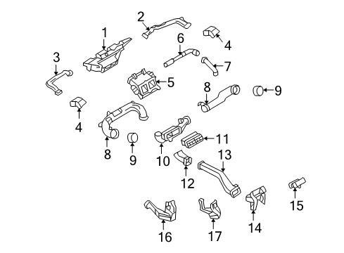 2007 Ford Explorer Sport Trac Ducts Diagram