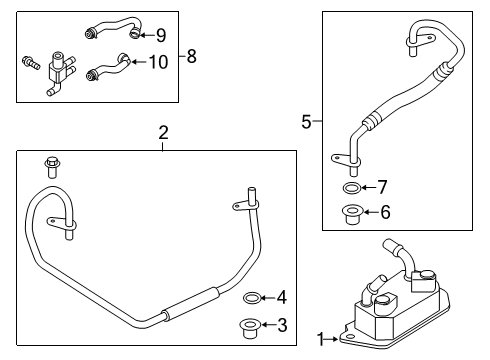 2017 Ford Escape Trans Oil Cooler Diagram