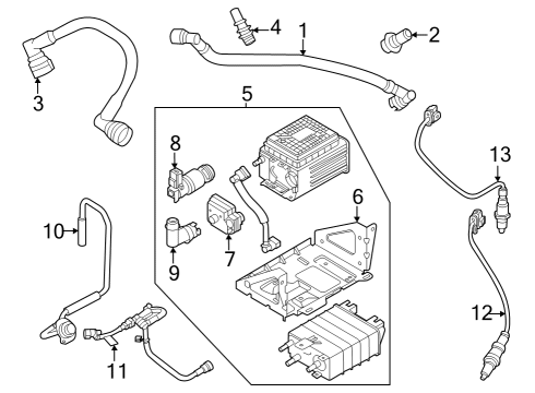 2024 Ford F-250 Super Duty Emission Components Diagram 4 - Thumbnail