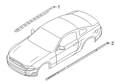 2013 Ford Mustang Stripe Tape Diagram 14 - Thumbnail