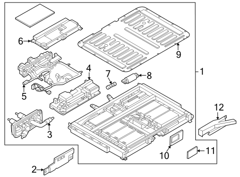 2023 Ford Escape BEC - HIGH VOLTAGE BATTERY JCT Diagram for L1MZ-10C666-C