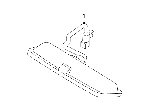 2016 Ford Police Interceptor Utility High Mount Lamps Diagram