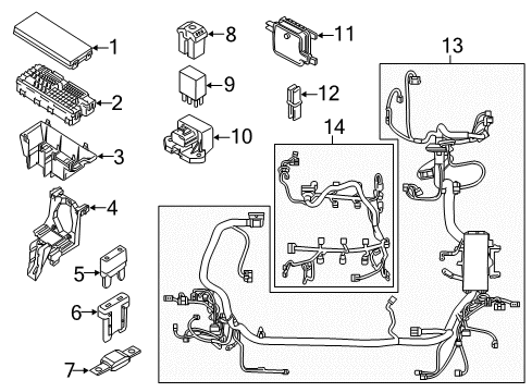 2014 Ford Edge Fuse & Relay Diagram