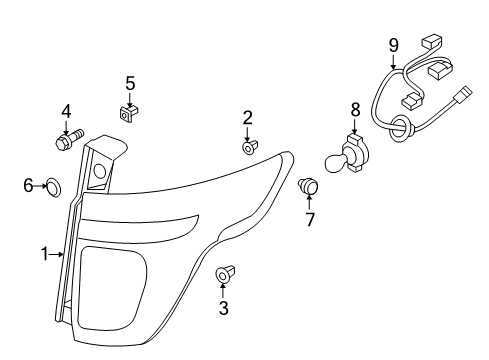 2014 Ford Explorer Tail Lamps Diagram