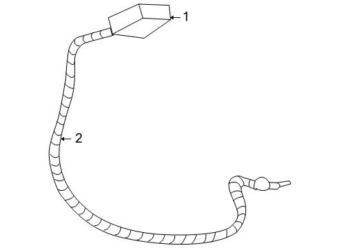 2005 Ford Crown Victoria Cable Assembly - Extension Diagram for 3W7Z-18812-AA