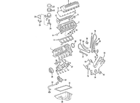 2003 Ford Explorer Screen And Cover Assembly Diagram for 1L2Z-6622-CA