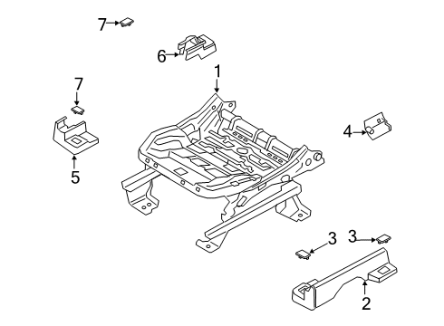 2023 Ford Escape Tracks & Components Diagram 1 - Thumbnail