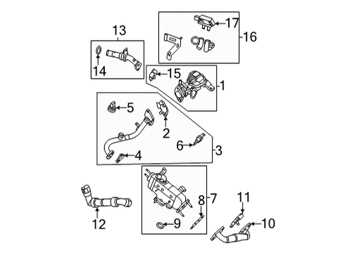 2022 Ford Bronco Valve - Exhaust Gas Recirculation Diagram for LB5Z-9D475-B