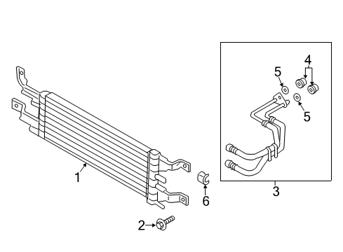 2015 Lincoln MKZ Trans Oil Cooler Diagram