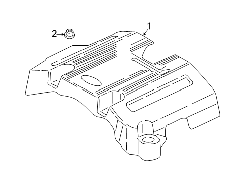 2017 Ford F-150 COVER Diagram for HL3Z-6A949-G