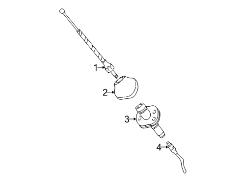 2003 Ford F-150 Antenna & Radio Diagram