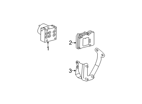 2009 Ford Explorer ABS Components Diagram