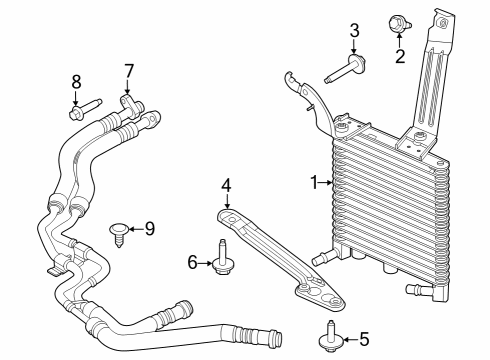 2024 Ford Mustang Engine Oil Cooler Diagram