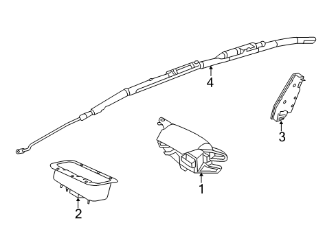 2012 Ford Focus Air Bag Components Diagram 1 - Thumbnail