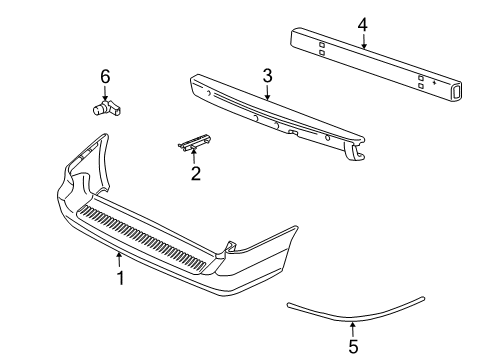 2007 Ford Freestar Rear Bumper Diagram