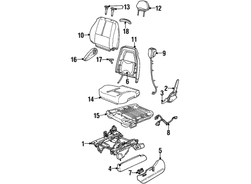 2001 Ford Windstar Switch Assembly Diagram for XF2Z-14A701-AA