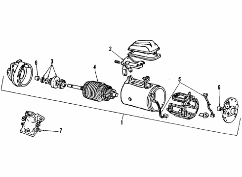 1990 Mercury Sable Starter Diagram