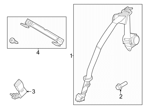 2015 Ford Mustang Seat Belt Diagram 3 - Thumbnail