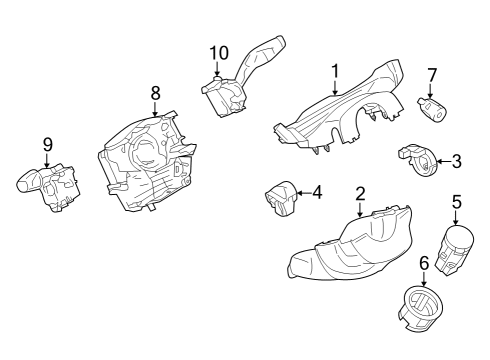 2023 Ford E-Transit Ignition Lock Diagram