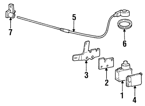 1997 Ford Taurus Isolator Diagram for F3LY-9F770-A