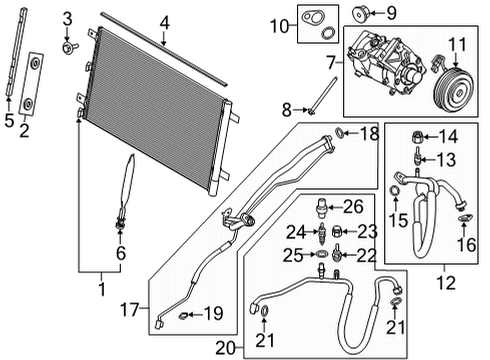 2021 Ford F-150 Air Conditioner Diagram 4 - Thumbnail