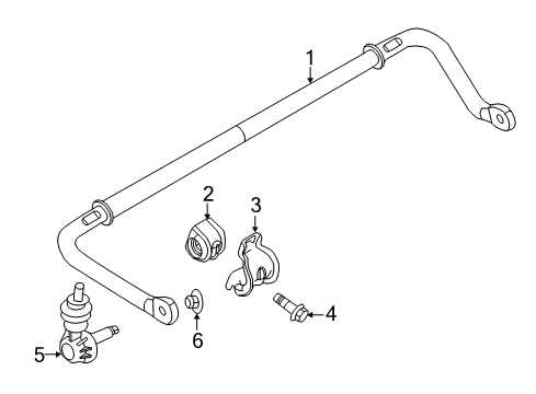 2015 Ford C-Max Rear Suspension, Control Arm Diagram 3 - Thumbnail