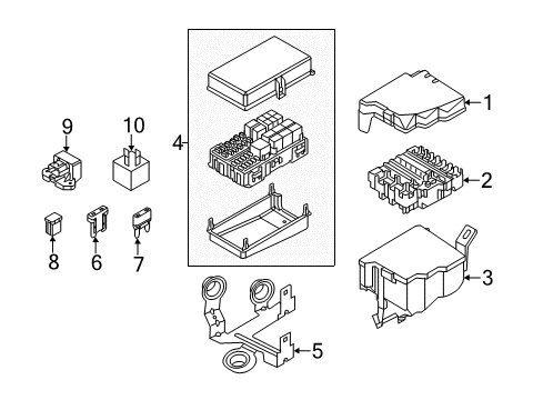 2011 Ford Fiesta Fuse & Relay Diagram