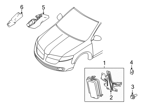 2011 Lincoln MKT Electrical Components Diagram 4 - Thumbnail