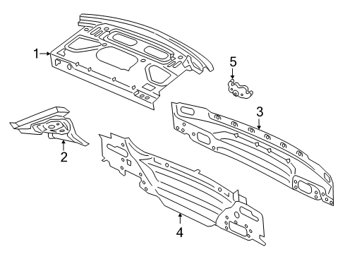 2018 Lincoln Continental Rear Body Diagram