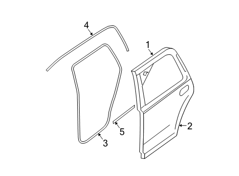 2003 Ford Expedition Rear Door Diagram