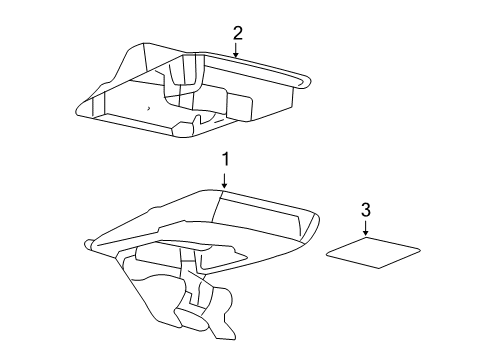 2006 Ford F-150 Overhead Console Diagram 1 - Thumbnail