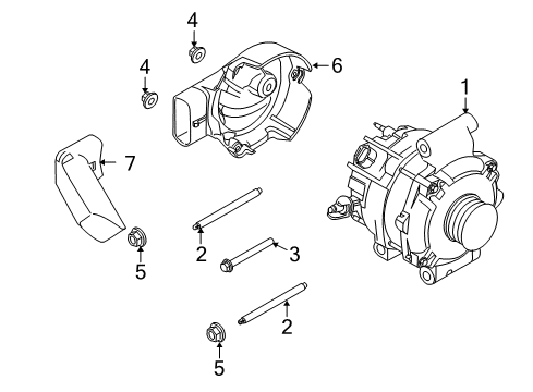 2009 Ford Focus Alternator Diagram 2 - Thumbnail