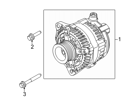 2020 Ford F-250 Super Duty Alternator Diagram 4 - Thumbnail