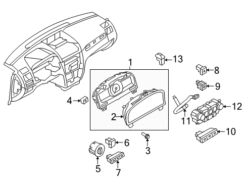 2012 Ford Fusion Trunk, Electrical Diagram 1 - Thumbnail