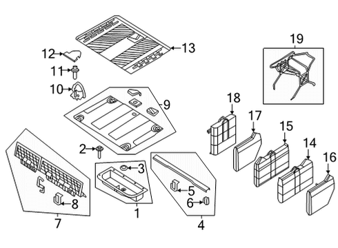 2023 Ford Bronco Interior Trim - Rear Body Diagram 2 - Thumbnail