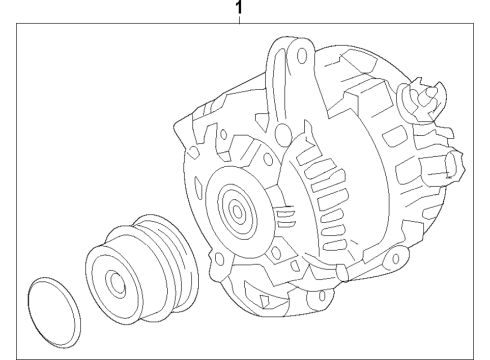 2023 Ford Ranger Alternator Diagram