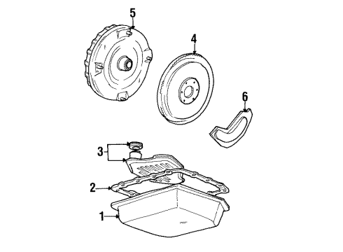 1996 Ford Mustang Automatic Transmission, Transmission Diagram