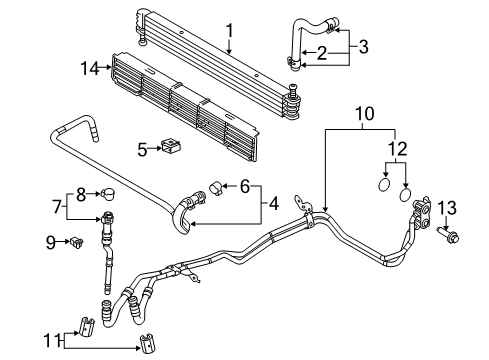 2012 Ford F-150 Trans Oil Cooler Diagram 5 - Thumbnail