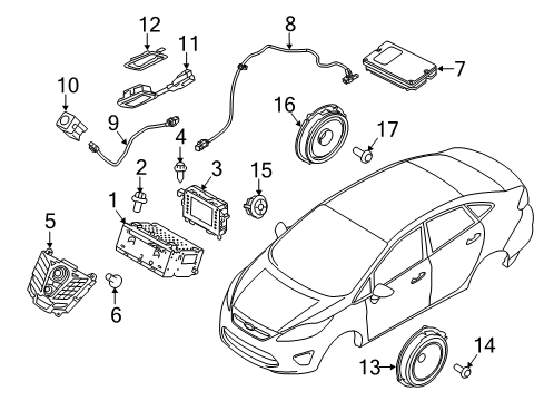 2013 Ford Fiesta Sound System Diagram