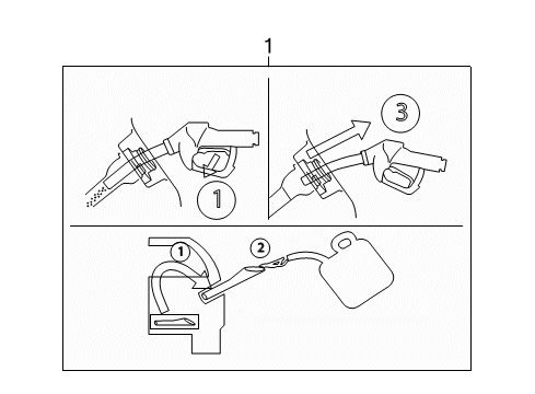 2010 Lincoln MKT Information Labels Diagram