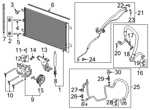 2019 Ford F-150 Air Conditioner Diagram 2 - Thumbnail