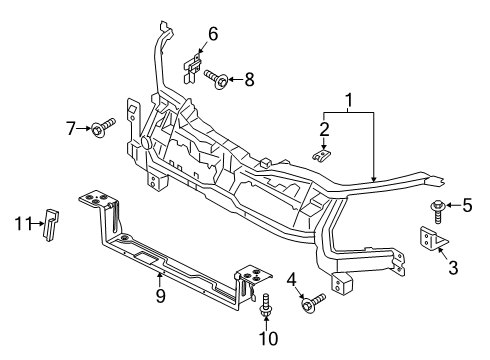 2021 Ford Transit-150 Controls - Instruments & Gauges Diagram