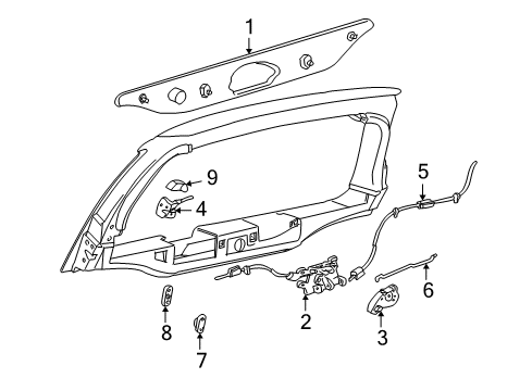 2001 Ford Excursion Lift Gate Diagram