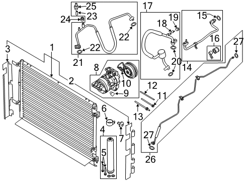 2017 Ford Mustang Air Conditioner Diagram 2 - Thumbnail