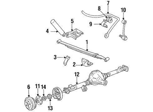 1992 Ford Explorer Rear Brakes Diagram