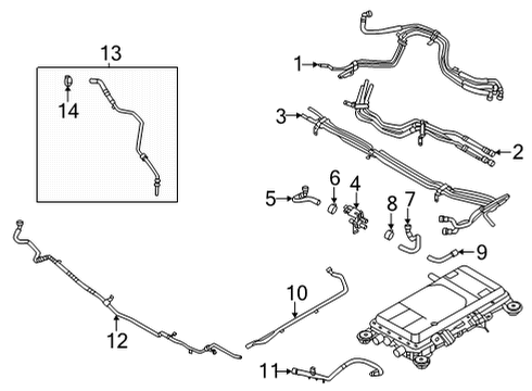 2021 Ford F-150 Radiator & Components Diagram 7 - Thumbnail